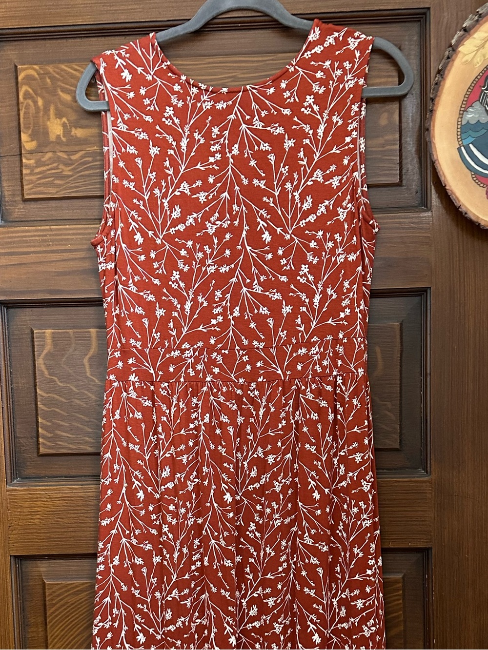 41 Hawthorn Adelina Knit Maxi Dress in Burnt Orange, Large, NWT - Picture 8 of 9
